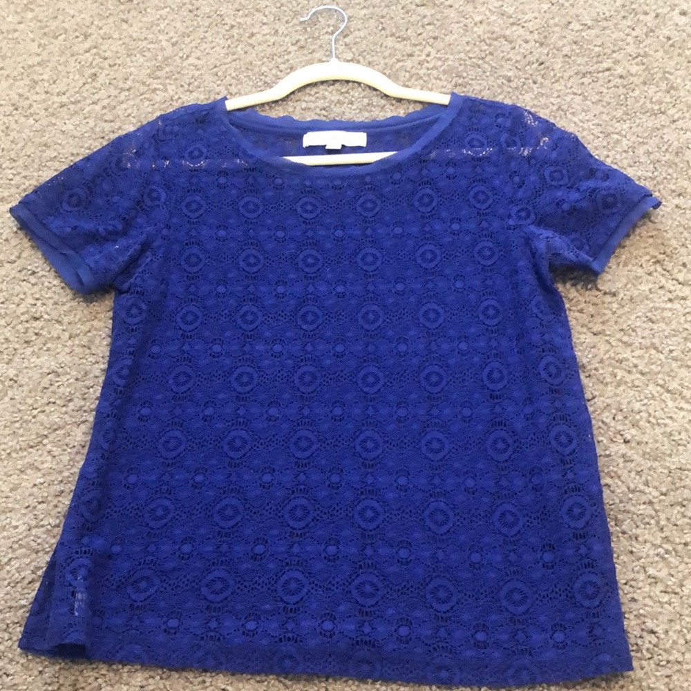 Loft lace top